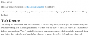 ethical decision-making in healthcare