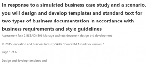 business documentation