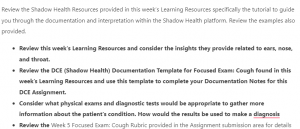 Shadow Health Resources