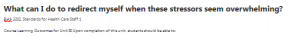 What can I do to redirect myself when these stressors seem overwhelming?