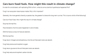 Cars burn fossil fuels. How might this result in climate change?