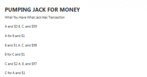 PUMPING JACK FOR MONEY