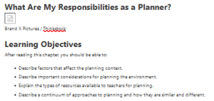 What Are My Responsibilities as a Planner?