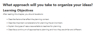 What approach will you take to organize your ideas?