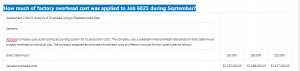 How much of factory overhead cost was applied to Job 6025 during September?