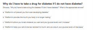 Why do I have to take a drug for diabetes if I do not have diabetes?