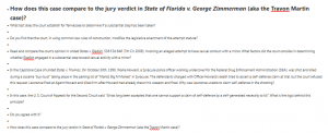 How does this case compare to the jury verdict in State of Florida v. George Zimmerman (aka the Travon Martin case)?