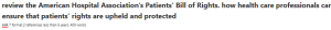 review the American Hospital Associations Patients Bill of Rights. how health care professionals can ensure that patients rights are upheld and protected