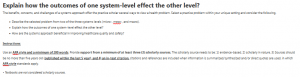 Explain how the outcomes of one system-level effect the other level?