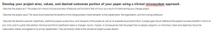 Develop your project aims, values, and desired outcomes portion of your paper using a clinical microsystem approach.