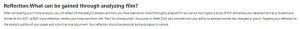 Reflection:What can be gained through analyzing film?