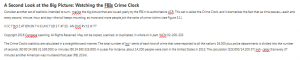 A Second Look at the Big Picture: Watching the FBIs Crime Clock