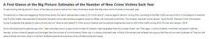 A First Glance at the Big Picture: Estimates of the Number of New Crime Victims Each Year