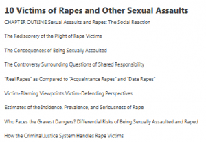 10 Victims of Rapes and Other Sexual Assaults
