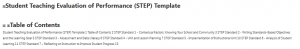 Student Teaching Evaluation of Performance (STEP) Template