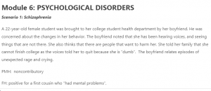 PSYCHOLOGICAL DISORDERS