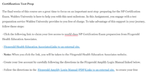 Certification Test Prep