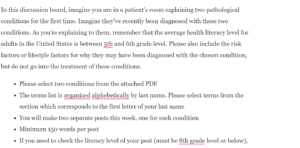  Pathological conditions