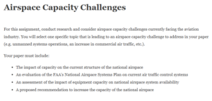Airspace Capacity Challenges