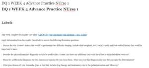 DQ 1 WEEK 4 Advance Practice NUrse 1