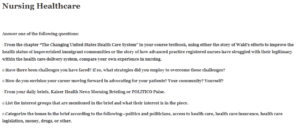 Nursing Healthcare