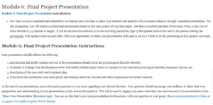 Final Project Presentation