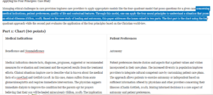 Case Study on Biomedical Ethics in the Christian Narrative